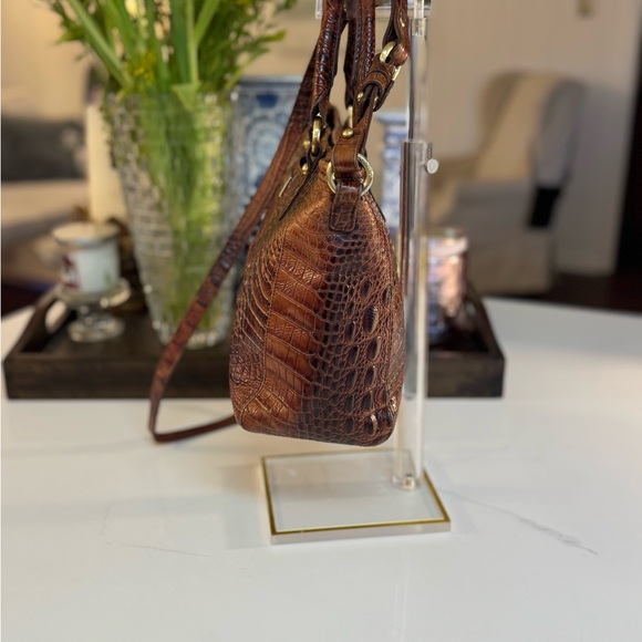 🤎 BRAHMIN MINI ASHER SATCHEL IN THE COLOR PECAN! - Picture 3 of 11